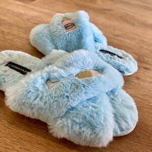 BCBGMaxAzria Thea faux fur slide slippers Size 7-8